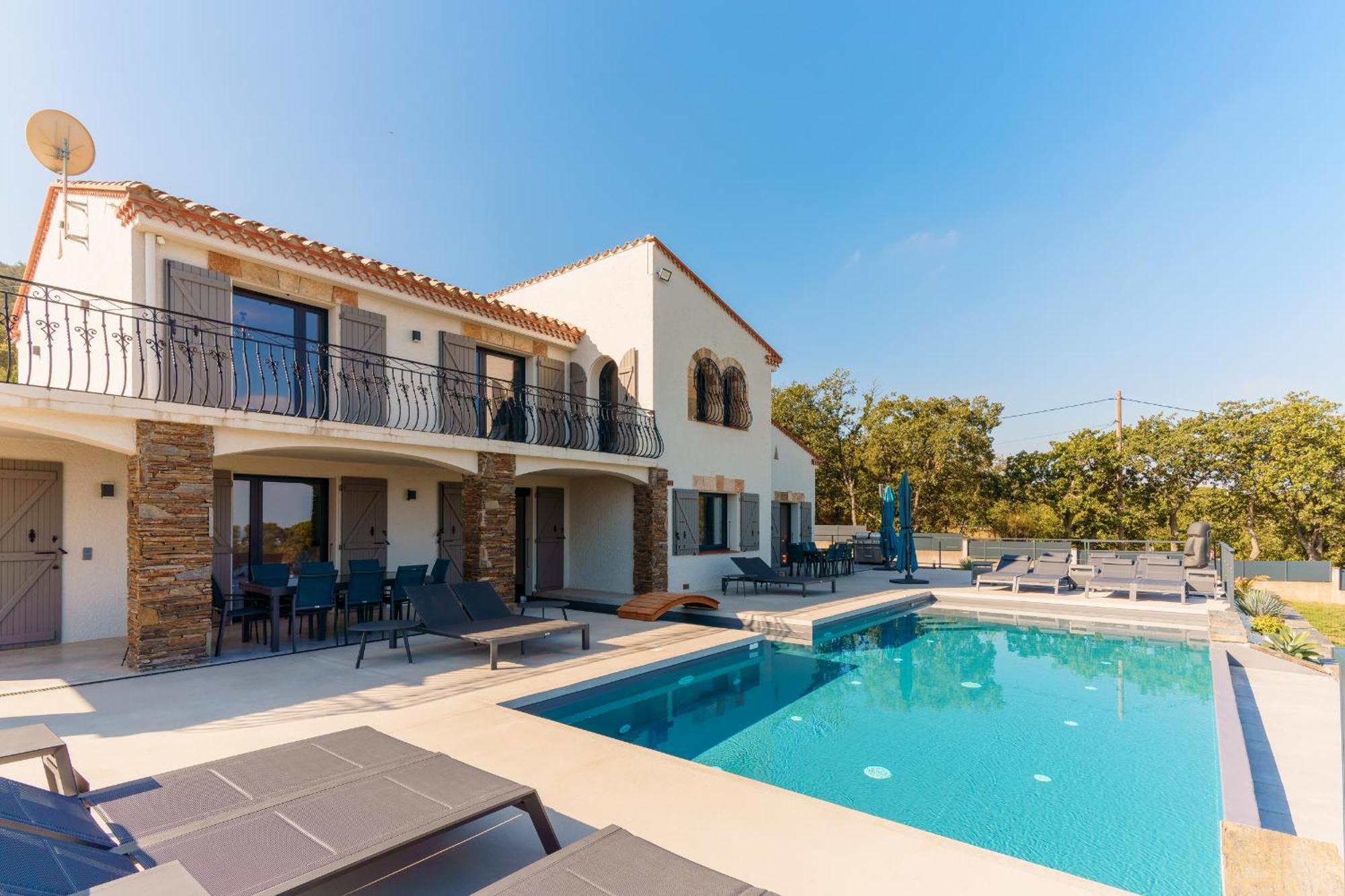 Villa Mas Sureda - Evasion Luxueuse Avec Vue Panoramique Argelès-sur-Mer Exterior foto
